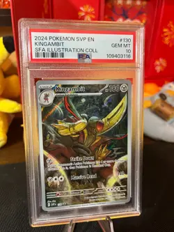 Pokemon PSA 10 Kingambit 130 Illustration Rare Scarlet & Violet Blackstar Promo - Image 2