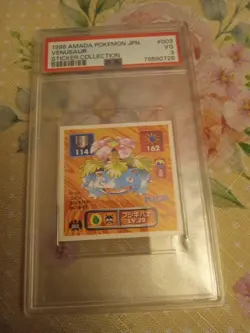 1996 Venusaur #003 Collection Venusaur Pokemon Graded PSA 3 - Image 1