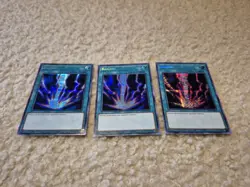 *** 3X RAIGEKI 3X *** PLAYSET PRISMATIC SECRET RARE TN19-EN010 YUGIOH! - Image 1