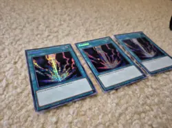 *** 3X RAIGEKI 3X *** PLAYSET PRISMATIC SECRET RARE TN19-EN010 YUGIOH! - Image 3