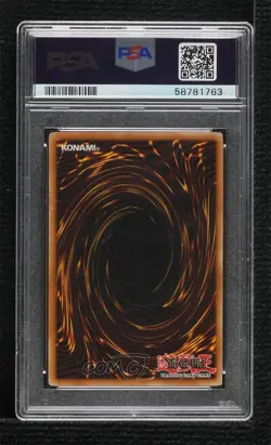 Super Rare - Freed the Brave Wanderer Unlimited YuGiOh Invasion of Chaos PSA 9 - Image 2