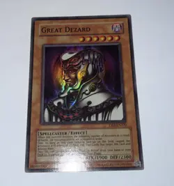 Yugioh Great Dezard DB2-EN220 Super Rare (NM) - Image 1