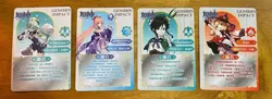 Genshin Impact Premium Card CCG Holo Sealed Booster Box 36 Packs 2023 + 4 CARDS - Image 4