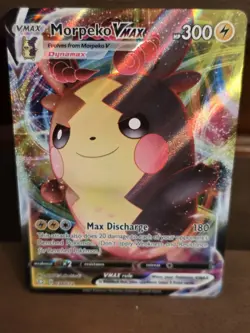 Morpeko VMAX Pokemon Card Holo Ultra Rare Max Discharge - Image 1