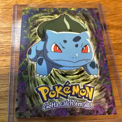 1999 Topps Nintendo Bulbasaur E1 Of 12 Stage 1 Card - Image 1