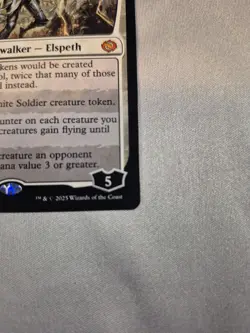 Elspeth, Storm Slayer Tarkir: Dragonstorm Regular MTG Card, Near Mint Condition - Image 4