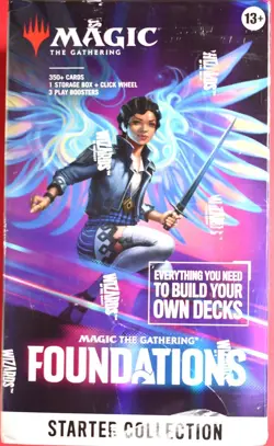 2024 MTG Foundations Starter Collection Sealed 350+ Cards 3 Boosters - Image 1