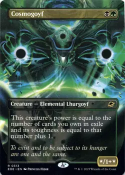 Cosmogoyf (Borderless) Edge of Eternities - Magic MTG NM - Image 1