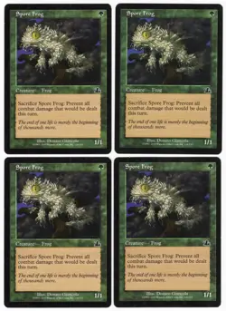 Spore Frog x4 4x 2000 Prophecy PLAYSET Green Common Creature MTG SP - NM AZ1 - Image 1