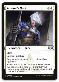 Sentinel's Mark #20 (NM) Ravnica Allegiance RNA Magic MTG - Image 1