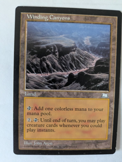 Winding Canyons Weatherlight MTG Exc Free shipping with tracking - Image 1