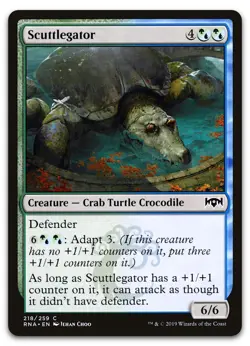 Scuttlegator #218 (NM) Ravnica Allegiance RNA Magic MTG - Image 1
