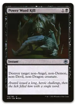Power Word Kill #114 (NM) Forgotten Realms AFR Magic MTG - Image 1