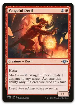 Vengeful Devil #152 (LP) Modern Horizons MH1 Magic MTG - Image 1