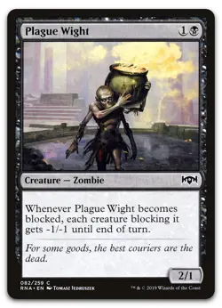 Plague Wight #82 (NM) Ravnica Allegiance RNA Magic MTG - Image 1