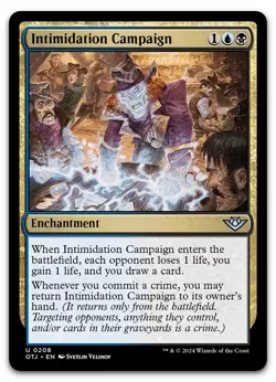 Intimidation Campaign #208 (NM) Thunder Junction OTJ Magic MTG - Image 1