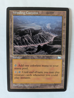 Winding Canyons Weatherlight MTG Exc Free shipping with tracking - Image 1