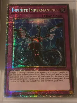 Yugioh - 2x MP25-EN032 Infinite Impermanence : Starlight Rare + FREE BOOSTER! - Image 2