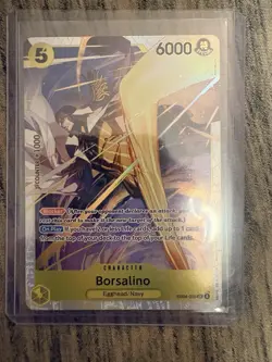 Bandai One Piece Card Game Borsalino EB04-058 SR Foil Special English X2 - Image 1