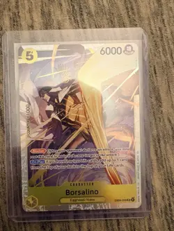 Bandai One Piece Card Game Borsalino EB04-058 SR Foil Special English X2 - Image 3