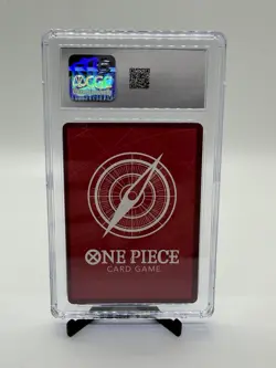 2025 One Piece ST22 English Ace & Newgate #001 Black & White Alt Art CGC Gem 10 - Image 2