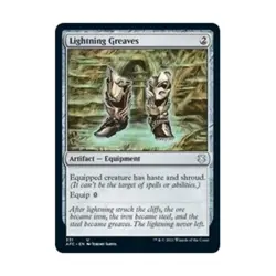 WOTC MtG Commander: Adventures in the Forgotten Realms Lightning Greaves ( NM - Image 1