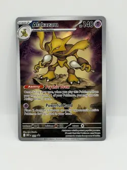 Pokemon TCG Alakazam #009 Mega Evolutions Promo Card - Image 1