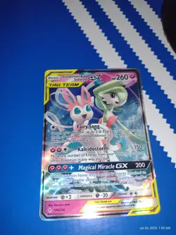 Pokemon Serperior V & Gardevoir Sylveon GX Holo Card Lot 2 - Image 3