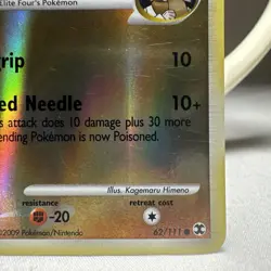Gliscor 62/111 Rising Rivals Reverse Holo Pokemon TCG Card -G3 - Image 4