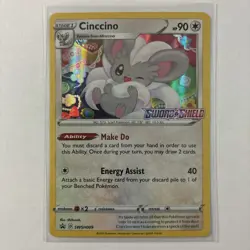 Cinccino - (Prerelease) SWSH009 SWSH: Sword & Shield Promo Cards Holo - Image 2