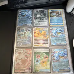 Pokemon TCG Stellar Crown Binder 9-Card Holo EX Lot Venusaur ex 001/142 - Image 2