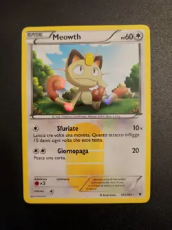 Pokemon Card - Meowth 102/101 Vittorie Regali Ita - Image 1
