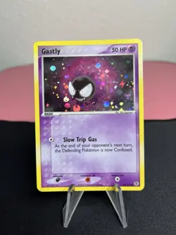 Gastly 63/112 Pokemon FireRed & LeafGreen 2004 Reverse Holo Vintage Card - NM - Image 1