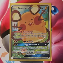 The Pokemon Company Dedenne GX Alternate Art 195A/214 Holo Promo GX HP160 Card - Image 1