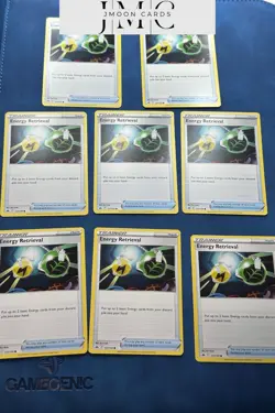 8x Energy Retrieval 127/159 - NM / M - Crown Zenith Card Set of 8 Playsets - Image 1
