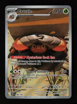 Crustle 186/182 Illustration Rare Destined Rivals Pokemon Cards - Image 1