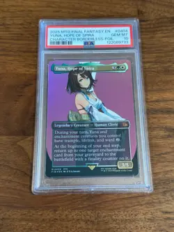 PSA 10 MTG Final Fantasy Yuna Hope of Sprira - Foil - #404 - Image 1
