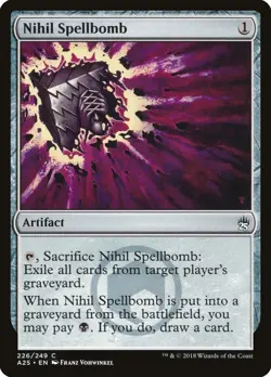 MTG - Nihil Spellbomb - Masters 25 - X1 - (LP) - - Image 1