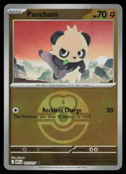 Pancham (Love Ball) 115/217 Common Ascended Heroes Pokemon Reverse Holo NM - Image 1