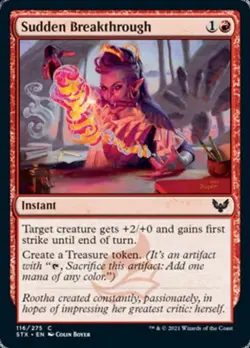 Sudden Breakthrough - Near Mint MTG Strixhaven - Image 1
