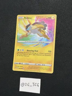 Pokemon Vivid Voltage - Raikou - 050/185 - Amazing Rare Holo - MINT - Image 4