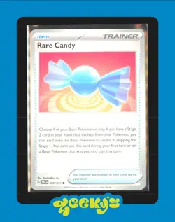 2x Pokemon 089/091 RARE CANDY Item Paldean Fates $2 MIN ORDER - Image 1