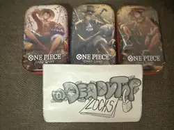 One Piece TCG Lot Illustration Box Vol. 5 & 6 Tin Pack Set Vol. 2, 4 OP-14 Packs - Image 5