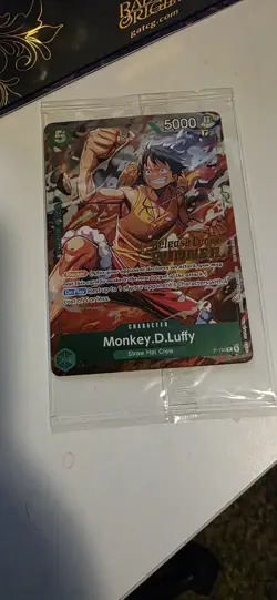 One Piece TCG Monkey.D.Luffy Release Winner OP16 Promo P-135 Sealed - Image 1