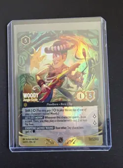 Lorcana Foil Woody Jungle Guide Set Champs Top-8 Promo Wilds Unknown 54/P3 - Image 3