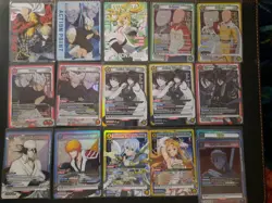 Union Arena TCG Lot Of 16 (Action Points, SRs, And Rs) - Image 1