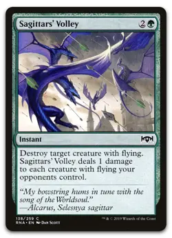Sagittars' Volley #138 (NM) Ravnica Allegiance RNA Magic MTG - Image 1