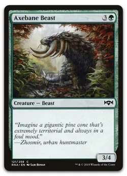 Axebane Beast #121 (NM) Ravnica Allegiance RNA Magic MTG - Image 1