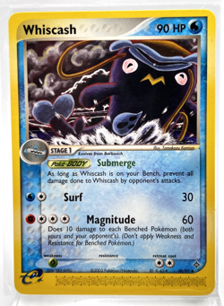 Whiscash 48/97 Pokemon Card 2003 EX Dragon E-Reader LP - Image 1