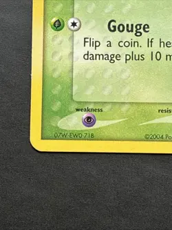 Pokemon TCG Bulbasaur EX FireRed & LeafGreen 55/112 Card LP - Image 5